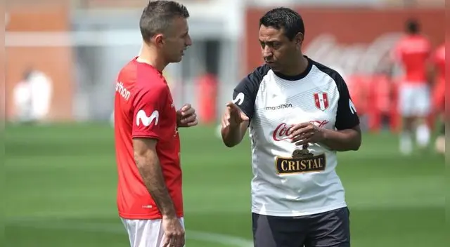 Selección peruana: Horacio Calcaterra recibe consejos de Nolberto Solano | Ricardo Gareca Selección peruana: Horacio Calcaterra recibe consejos de Nolberto Solano | Ricardo Gareca