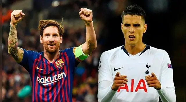 Lionel Messi │ Barcelona vs Tottenham: Erik Lamela pidió su camiseta porque su papá se lo exigió │ UEFA Champions │ VIDEO