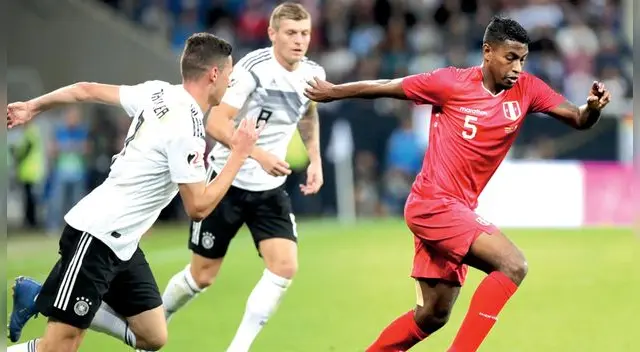 Miguel Araujo jugó los 90 minutos del partido de Perú ante Alemania. | Foto: Difusión Miguel Araujo jugó los 90 minutos del partido de Perú ante Alemania. | Foto: Difusión