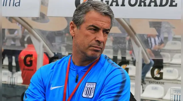 Pablo Bengoechea, durante un partido de Alianza Lima en Matute. Pablo Bengoechea, durante un partido de Alianza Lima en Matute.