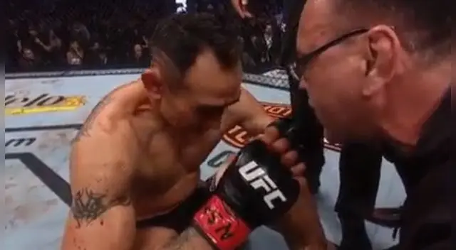 McGregor vs Khabib EN VIVO: Tony Ferguson estalló en lagrimas tras conseguir la victoria.