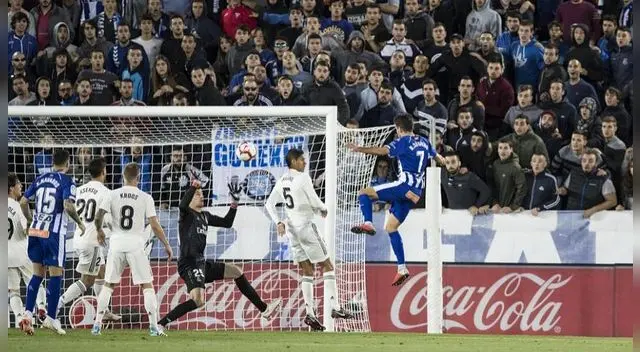 Real Madrid vs Alavés: Error de Thibaut Courtois provoca el gol de Manu García Real Madrid vs Alavés: Error de Thibaut Courtois provoca el gol de Manu García