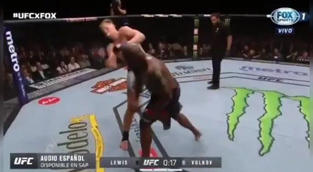 McGregor vs Khabib EN VIVO Fox Action: Derrick Lewis y el brutal derechazo de nocaut al ruso Volkov en main card de UFC 229 McGregor vs Khabib EN VIVO Fox Action: Derrick Lewis y el brutal derechazo de nocaut al ruso Volkov en main card de UFC 229