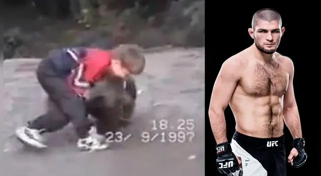 Khabib Nurmagomedov, campeón mundial de peso ligero en UFC: Peleaba con un oso cuando era un niño de 9 años │ VIDEO Khabib Nurmagomedov, campeón mundial de peso ligero en UFC: Peleaba con un oso cuando era un niño de 9 años │ VIDEO