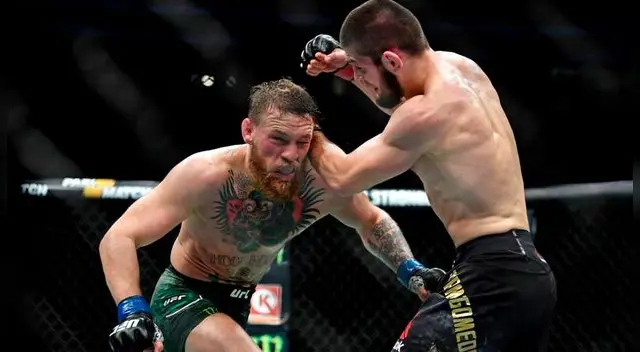 Conor McGregor se disculpó en plena pelea con Khabib Nurmagomedov por insultos racistas │ VIDEO Conor McGregor se disculpó en plena pelea con Khabib Nurmagomedov por insultos racistas │ VIDEO