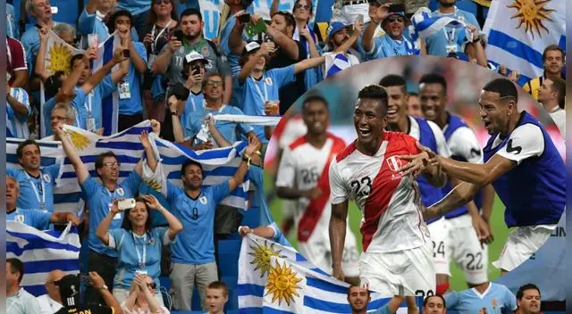 Selección Peruana: la hinchada uruguaya celebró la victoria de Perú a Chile 