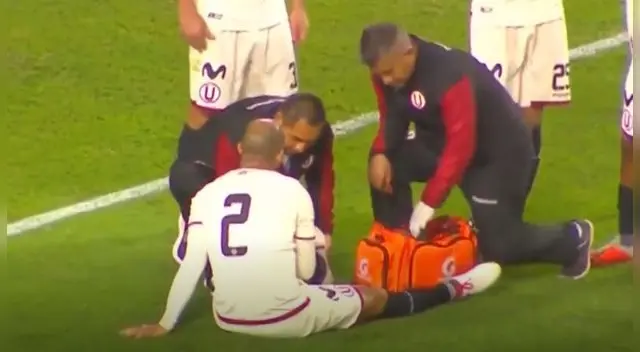 Universitario: Alberto Rodríguez volvió a lesionarse y fue cambiado en el complemento