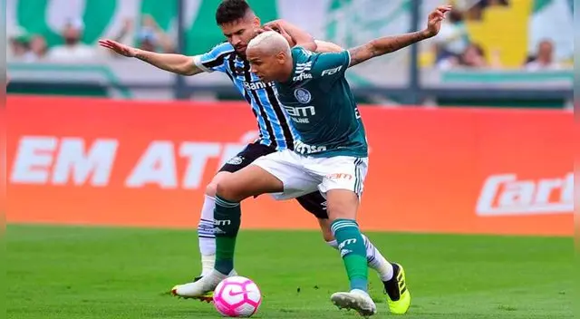Golazo de Deyverson para poner arriba al Palmeiras sobre Gremio