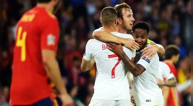 Inglaterra venció 3-2 a España por la Liga de las Naciones.