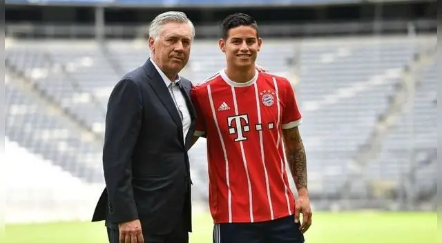 Carlo Ancelotti quiere reforzarse con James Rodríguez Carlo Ancelotti quiere reforzarse con James Rodríguez