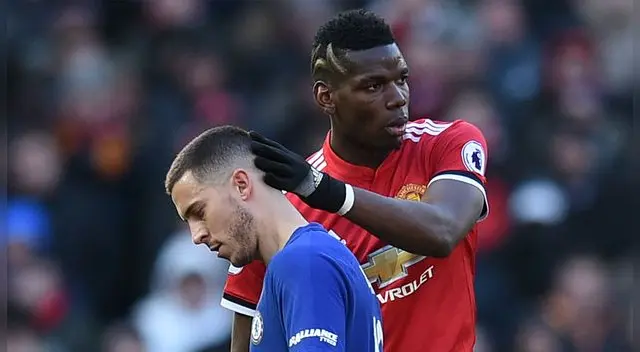 Paul Pogba: "Eden Hazard es el mejor futbolista de la Premier League" | Chelsea | Manchester United.