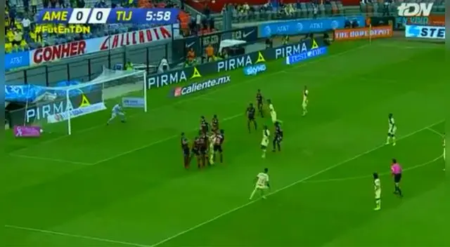 América vs Tijuana EN VIVO vía TDN: Aguilera anota el 1-0 en la Liga MX.