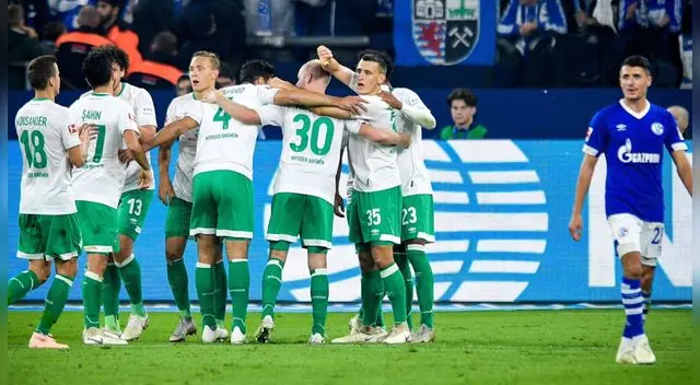 Werder Bremen derrotó como visitante al Schalke 04 por la Bundesliga.