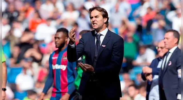 Julen Lopetegui no hace una buena campaña en la liga española. 