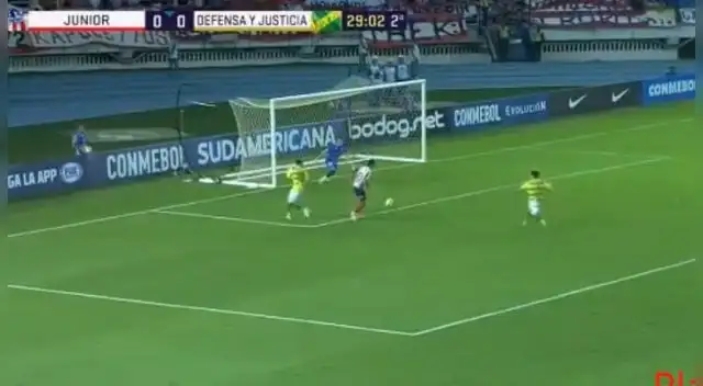 Junior vs Defensa y Justicia EN VIVO VIDEO gol de Luis Díaz para el 1-0 en Copa Sudamericana 