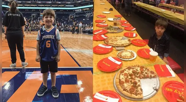 NBA: Phoenix Suns rescatan al niño de 6 años que tuvo un triste cumpleaños