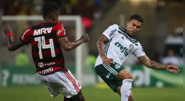 Flamengo y Palmeiras igualaron 1-1 en la Serie A de Brasil.