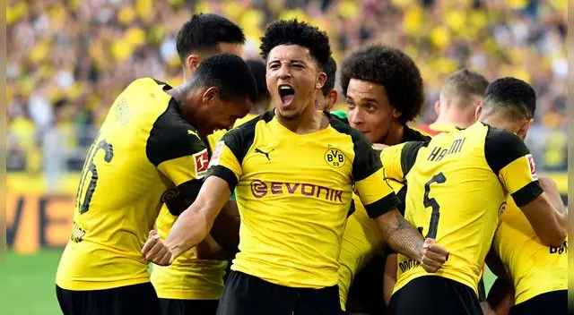 Borussia Dortmund vs Hertha Berlín: Jadon Sancho anotó el 1-0 para los locales | Video | Bundesliga. Borussia Dortmund vs Hertha Berlín: Jadon Sancho anotó el 1-0 para los locales | Video | Bundesliga.