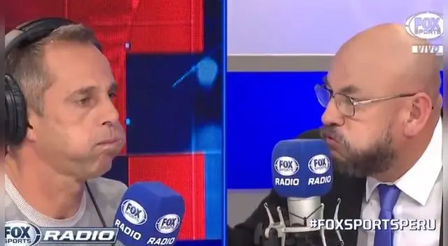 Julinho y Peter Arévalo se enfrentaron en duelo de pronunciación con comida en la boca