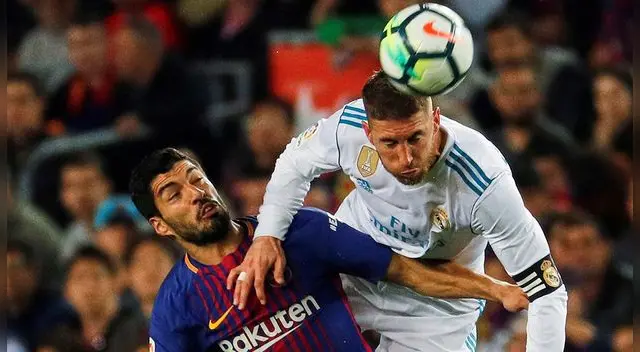 Sergio Ramos y Luis Suárez, presentes mañana en el clásico del Camp Nou. Sergio Ramos y Luis Suárez, presentes mañana en el clásico del Camp Nou.