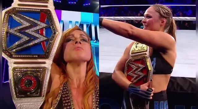 WWE Evolution 2018: Ronda Rousey y Becky Lynch retuvieron sus respectivos títulos