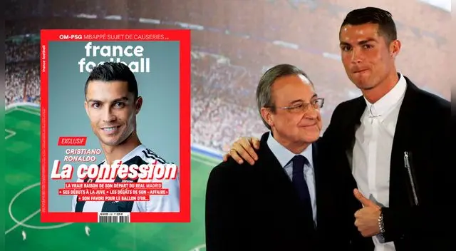 Cristiano Ronaldo en France Football: Contó la verdadera razón para salir del Real Madrid y criticó a Florentino Pérez │ Serie A │ Liga Santander Cristiano Ronaldo en France Football: Contó la verdadera razón para salir del Real Madrid y criticó a Florentino Pérez │ Serie A │ Liga Santander