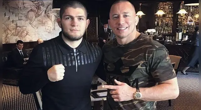 UFC: Khabib Nurmagomedov tendría como rival a Georges St-Pierre UFC: Khabib Nurmagomedov tendría como rival a Georges St-Pierre