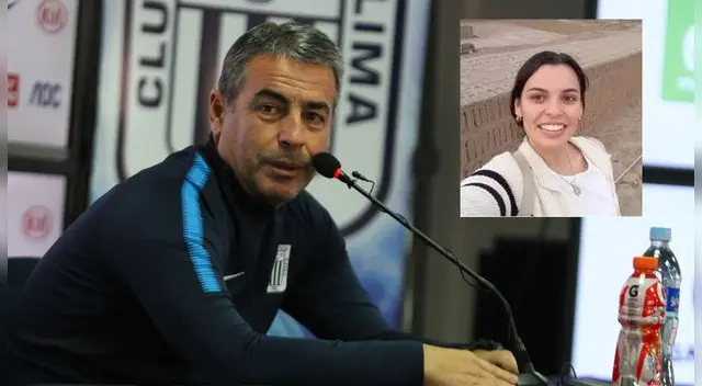 Hija de Pablo Bengoechea arremetió contra periodista que discutió con el DT de Alianza Lima | FOTO