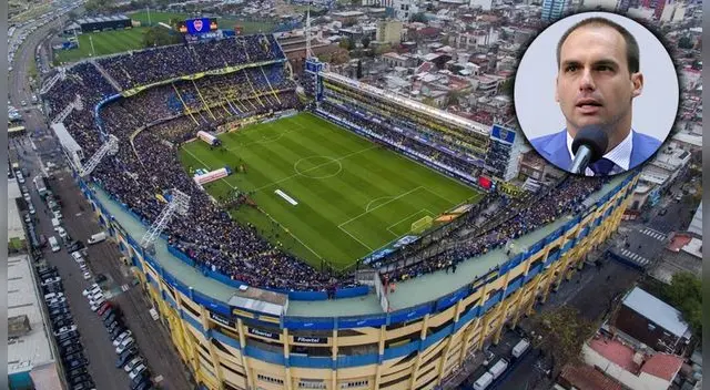 Hijo de Jair Bolsonaro arremete contra Boca Juniors en la previa del partido con Palmeiras por Copa Libertadores. Hijo de Jair Bolsonaro arremete contra Boca Juniors en la previa del partido con Palmeiras por Copa Libertadores.