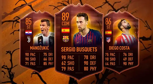 FIFA 19: Ultimate Scream y el último grito de terror: con Diego Costa, Mario Balotelli, Mario Mandzukic y Sergio Busquets [FOTOS]