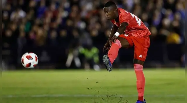 Vinicius Júnior la rompió en el partido ante el Melilla por la Copa del Rey. 