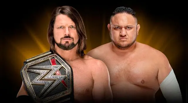 En WWE Crown Jewel 2018, AJ Styles vs Samoa Joe por el Campeonato Mundial de SmackDown.