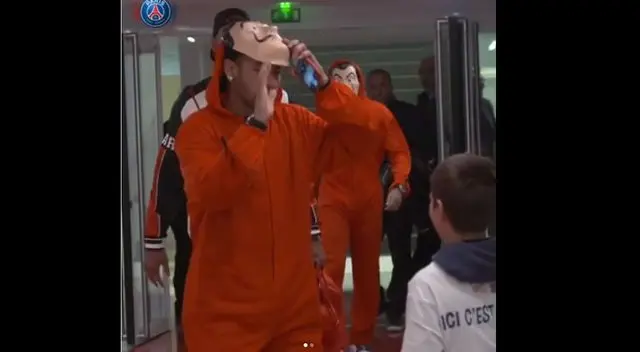 Neymar y Mbappé aparecieron como personajes de la Casa de Papel 