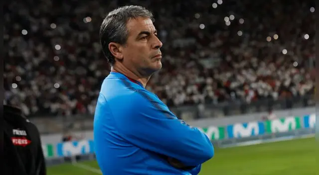 Pablo Bengoechea, durante un partido de Alianza Lima. Pablo Bengoechea, durante un partido de Alianza Lima.