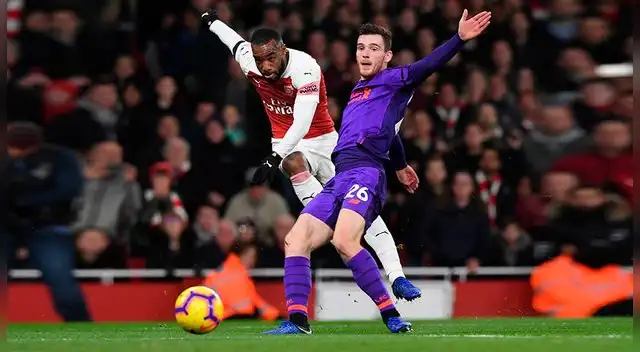 Arsenal vs Liberpool: Alexander Lacazette puso el empate fina para los 'gunners'. 