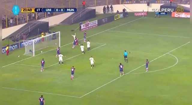 Jesús Barco anotó el 1-0 para Universitario por el Torneo Clausura. Jesús Barco anotó el 1-0 para Universitario por el Torneo Clausura.