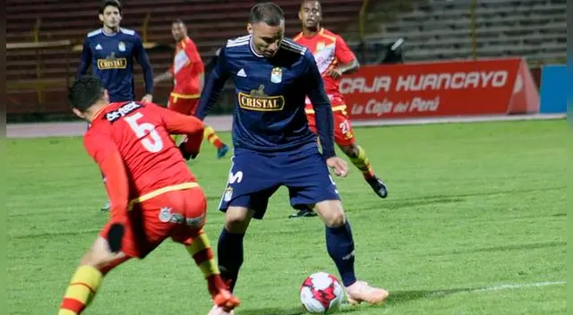 Sporting Cristal igualó 1-1 con Sport Huancayo con gol de Emanuel Hererra. | Foto: Prensa Sporting Cristal