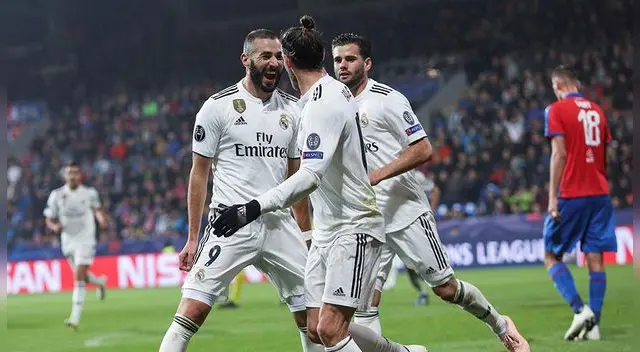 Karim Benzema anotó un doblete en la Champions League. Karim Benzema anotó un doblete en la Champions League.