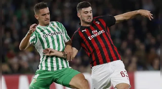 AC Milan empató 1-1 con Betis y se complica en la fecha 4 de la Europa League.