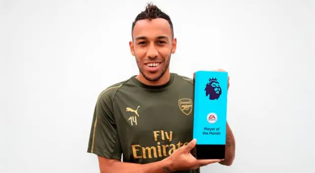 FIFA 19: Pierre-Emerick Aubameyang fue elegido el Mejor jugador del mes de octubre en la Premier League