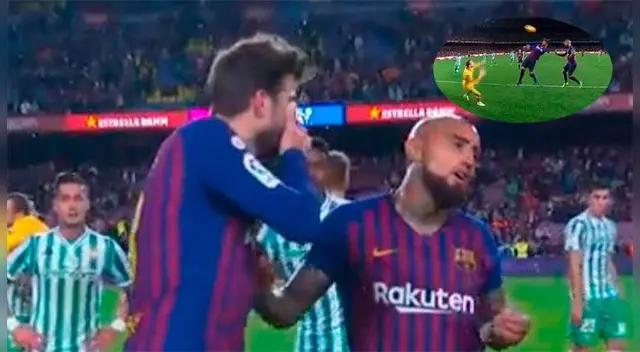 Barcelona: Piqué y Arturo Vidal discutieron acaloradamente después de perder ante Betis │ VIDEO Barcelona: Piqué y Arturo Vidal discutieron acaloradamente después de perder ante Betis │ VIDEO