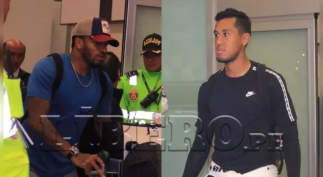 Jefferson Farfán y Renato Tapia llegaron a Lima para los amistosos con Ecuador y Costa Rica.