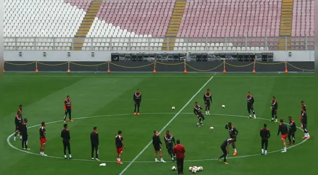 Perú vs Ecuador: selección peruana entrena en el Estadio Nacional 