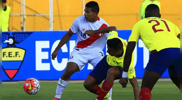 Edison Flores será titular ante Ecuador. 