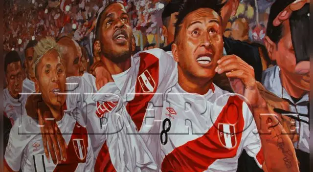 La emoción de Jefferson Farfán al ver retratado a su hijo en mural del Estadio Nacional | VIDEO