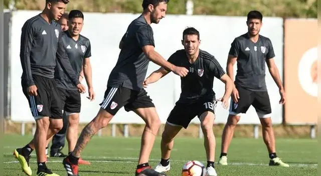 River Plate: Ignacio Scocco comenzó a trabajar con pelota