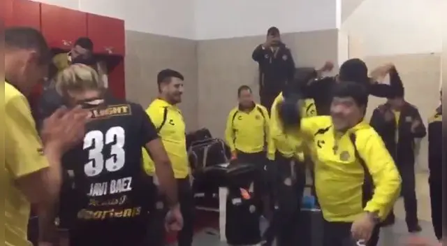 Dorados de Sinaloa: La eufórica celebración del equipo de Maradona