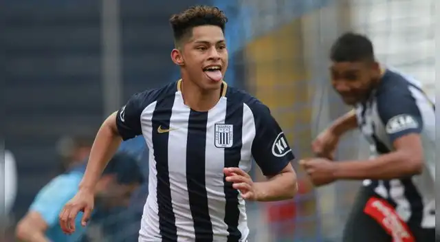Kevin Quevedo celebra un gol con Alianza Lima. Kevin Quevedo celebra un gol con Alianza Lima.