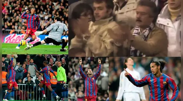 Real Madrid 0-3 Barcelona con Ronaldinho: 13 años de la goleada histórica y aplausos en el Santiago Bernabéu │ VIDEO