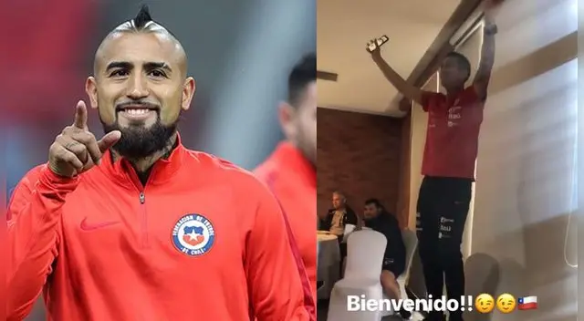 En la previa del Chile vs Honduras hubo alegría en la concentración tras la llegada de Andrés Vilches